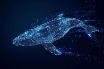 Images of stars resembling blue whales