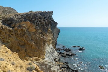 Yellow Beach in Almeria Spain 1