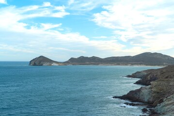 Fototapeta premium Wonderful beach in Almeria Spain 1