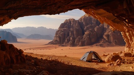 A cave north of Wadi Rum, Jordan, is where it all began.