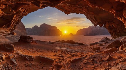 A cave north of Wadi Rum, Jordan, is where it all began.