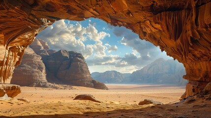 A cave north of Wadi Rum, Jordan, is where it all began.