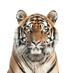 Obraz premium white bengal tiger isolated on white