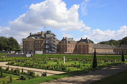 Netherlands, Apeldoorn - July 10, 2018: Het Loo Royal palace.