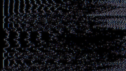 Glitch noise static television VFX. Visual video effects stripes background, CRT tv screen no signal glitch effect