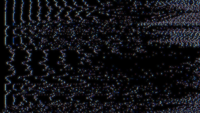 Glitch noise static television VFX. Visual video effects stripes background, CRT tv screen no signal glitch effect