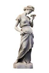 Naklejka premium Greek sculpture wedding statue figurine female.