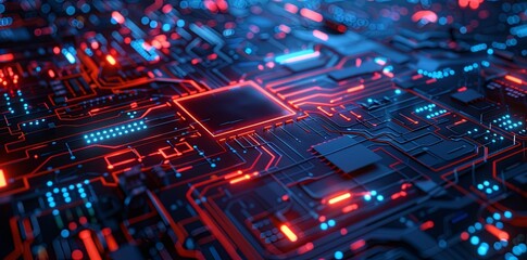 Cyber Security Matrix: Futuristic Hologram and Data Technology