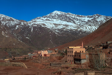 village in the mountains of Morocco