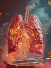 Protect Your Lungs Dramatic Anti Smoking 3D