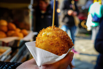 Delicious Arancini Street Snack, Culinary World Tour, Food and Street Food