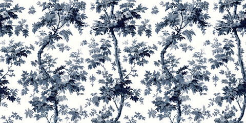 Vintage background, toile de jouy background,  Botanical Vintage Pattern background