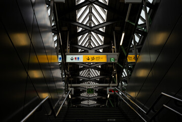 東京・ゆりかめも駅のアーバン風景