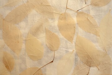 Plant fibre mulberry paper texture leaf home decor.