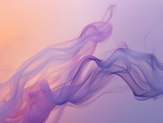 Ethereal swirls of smoke dance in a pastel dreamscape