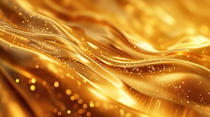 gold abstract wavy motion background