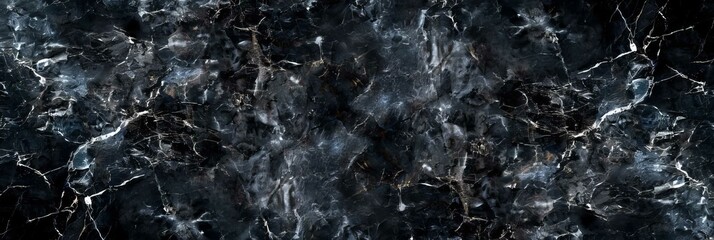 Obraz premium Opulent Dark Marble Desktop Wallpaper