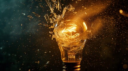 Exploding Light Bulb