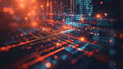 Futuristic Digital Circuitry