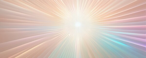 Holographic light beige and purple abstract pastel colors backdrop. Gradient neon colors with rainbow foil effect in trends 80s and 90s