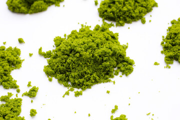 Wolffia globosa or swamp algae, water meal