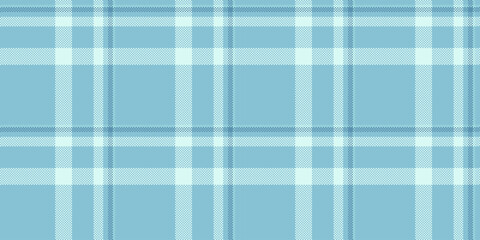 Close up pattern tartan textile, checking vector check seamless. November texture fabric plaid background in cyan and light colors.
