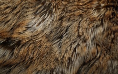 A close up of a furry animal's coat - obrazy, fototapety, plakaty