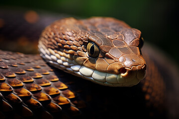 Obraz premium Snake at outdoors in wildlife. Animal