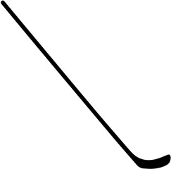 Ice hockey stick silhouette icon logo vector illustration isolated on white background - obrazy, fototapety, plakaty