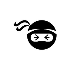 Ninja warrior silhouette 