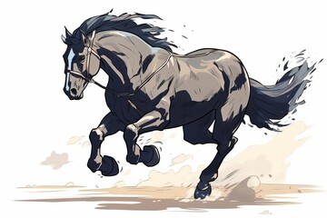 onyx stallion running