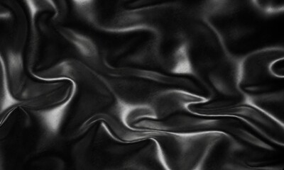 Black metalic cloth background, 3d rendered texture, dark surface, carbon, graphite