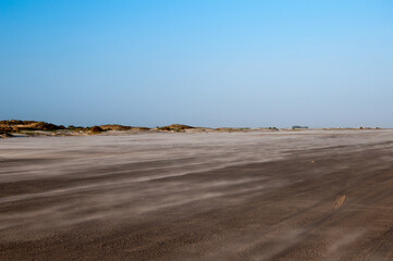 sand dunes and beach