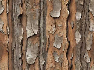  Seamless tree bark texture. For nature concept background. pattern illustration vector