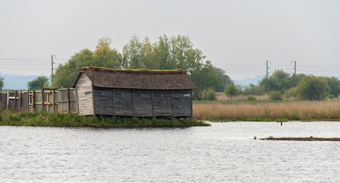 Observatoire, Les marais des Ponts d'Ouve, Parc Naturel R&eacute;gional des Marais du Cotentin et du Bessin, Carentan les Marais, Normandie, Manche, 50, France