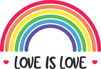 LGBT pride rainbow sticker