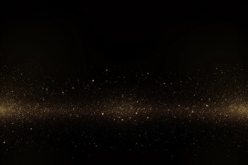 Golden dust light backgrounds astronomy glowing. - obrazy, fototapety, plakaty