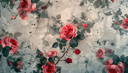 Delicate Floral Textures: A Touch of Nature - obrazy, fototapety, plakaty