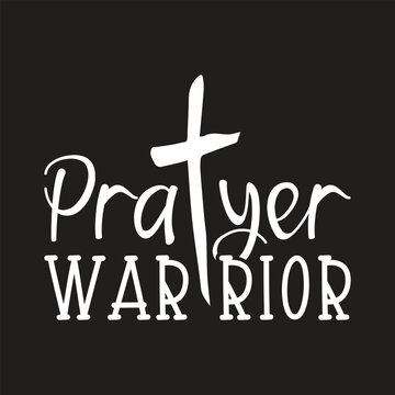 Prayer warrior t-shirt design for sale