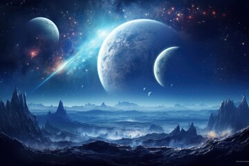 Space background astronomy landscape universe.