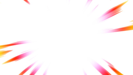 Obraz premium 鮮やかな放射状の抽象的背景 虹色
