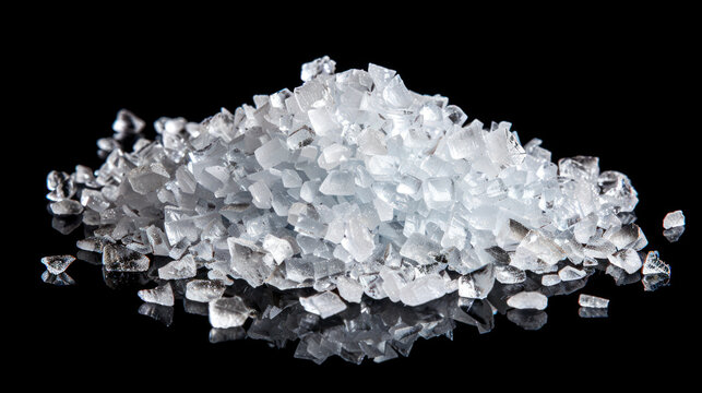 Pile of ketamine crystals on black surface
