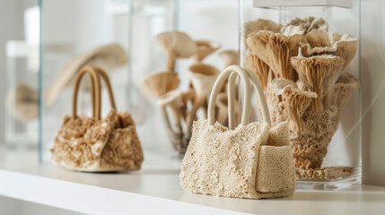 Elegant Mycelium Handbags Showcase