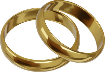 golden wedding rings