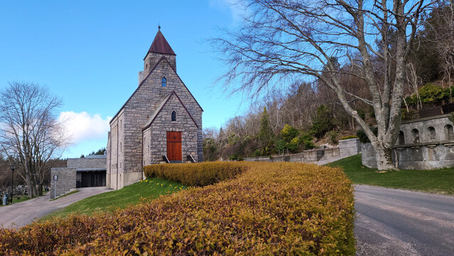 Cemetery chapel in Kristiansund, Norway