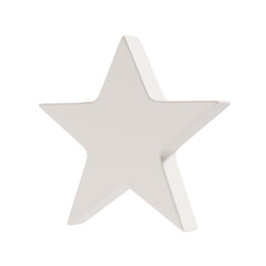 Obraz premium star 3d icon and illustration