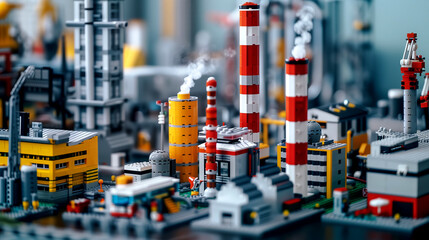 industry of lego style