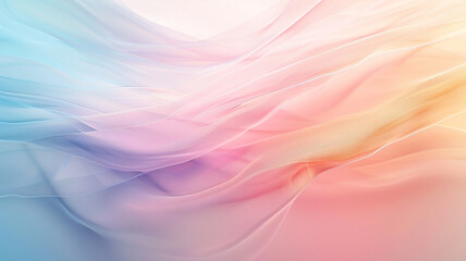 A minimalist masterpiece of soft, translucent layers, each a whisper of color, gently laid over one...