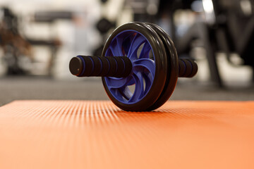 Sports equipment in the gym