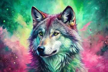 Surreal Wolf Snout Wallpaper